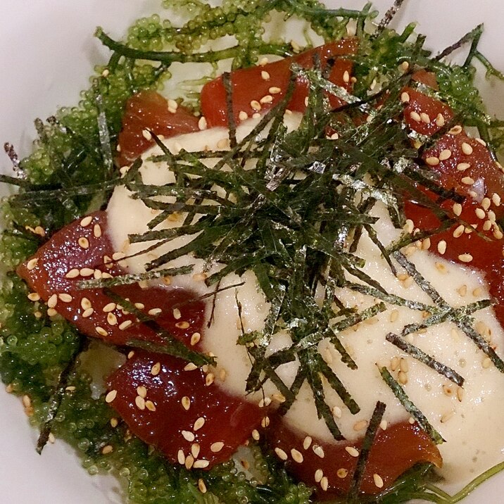 マグロと海ぶどうのとろろ丼 レシピ 作り方 By ひちゃこまめ 楽天レシピ マグロと海ぶどうのとろろ丼 レシピ 作り方 By ひちゃこまめ 楽天レシピ